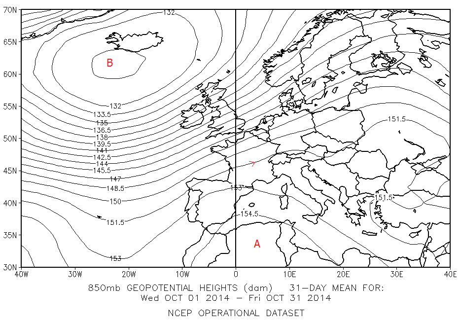 fig 5 - 1_31 ottobre 2014 850 hPa