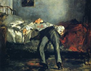 Fig.3: Il trionfo dell’Uomo-Dio (Edouard Manet, Le Suicide, 1883)